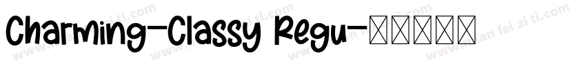 Charming-Classy Regu字体转换